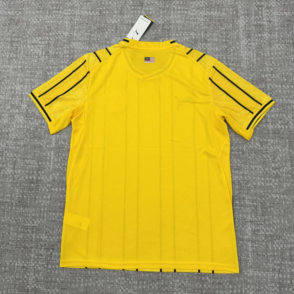 Malaysia 2026 Yellow/Black Stripes Home Jersey