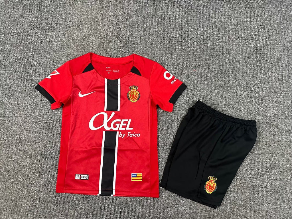 Mallorca 25/26 Red Home Kids Jersey Set