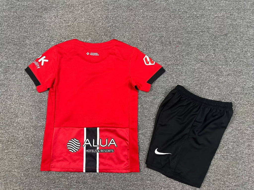 Mallorca 25/26 Red Home Kids Jersey Set