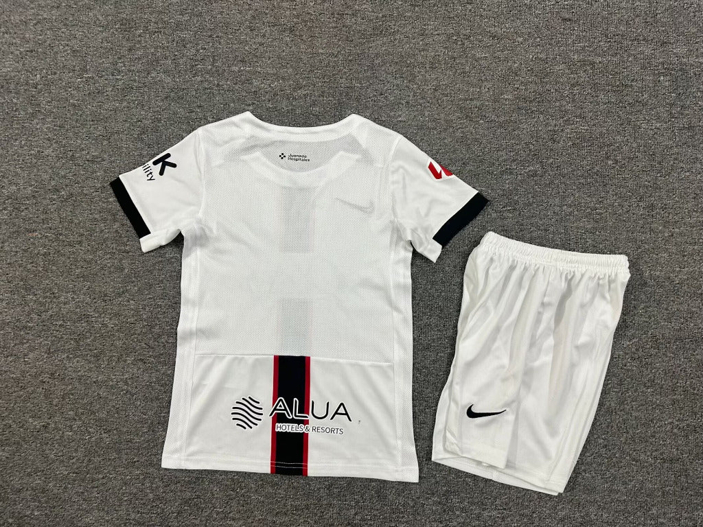Mallorca 25/26 White Away Kids Jersey Set