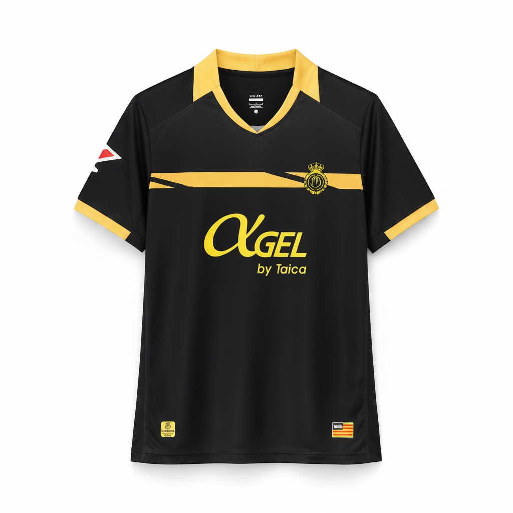 Mallorca 26/27 Black/Yellow Away Jersey
