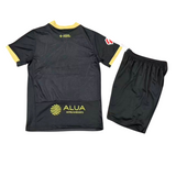 Mallorca 26/27 Black/Yellow Away Kids Jersey Set