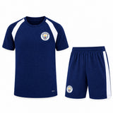 Man City 26/27 Navy Blue/White Training Kids Jersey Set