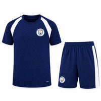 Man City 26/27 Navy Blue/White Training Kids Jersey Set