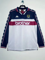 Manchester City 1997-98 Vintage Retro Away Long Sleeve Jersey - Concept Kits