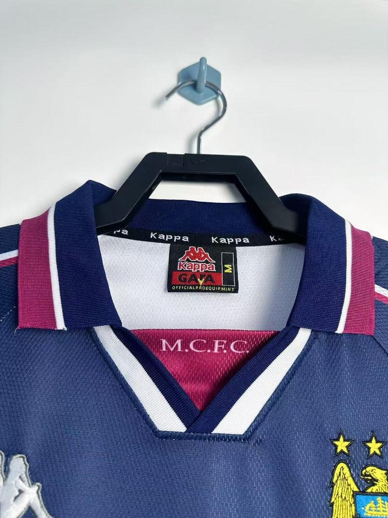 Manchester City 1997-98 Vintage Retro Away Long Sleeve Jersey - Concept Kits