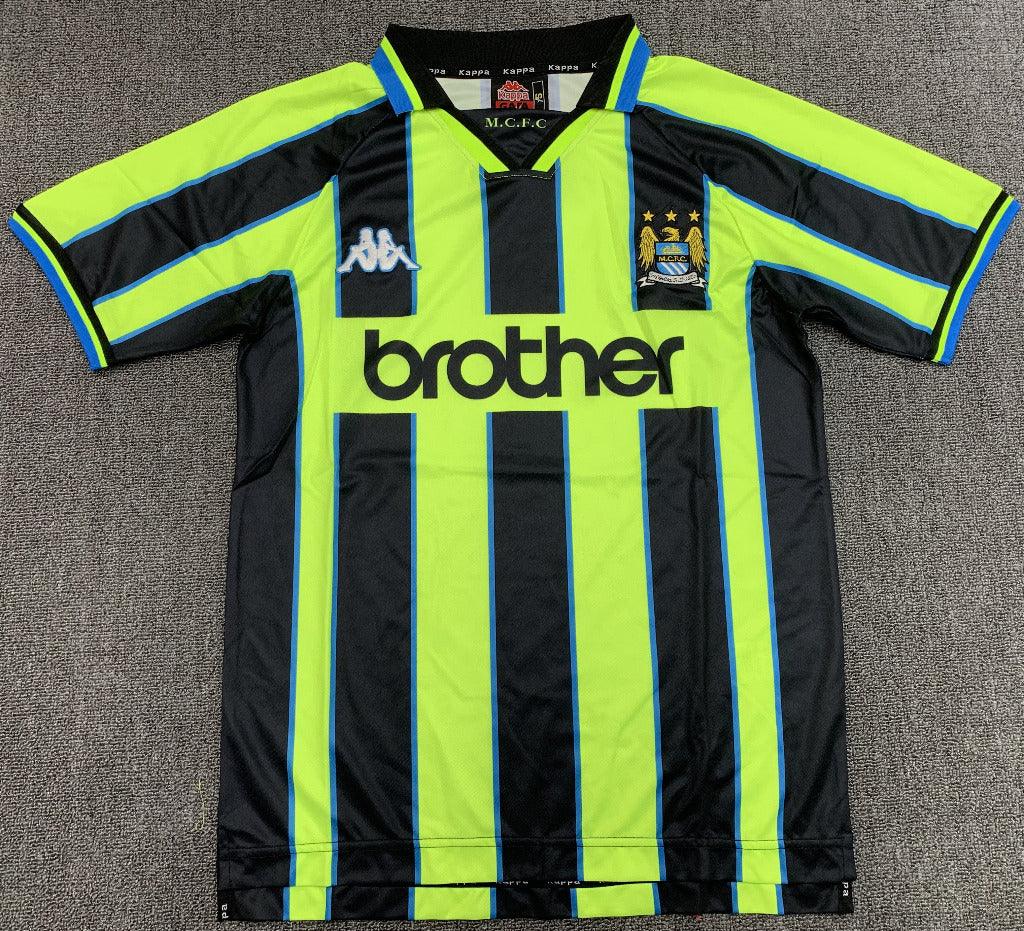 Manchester City 1998/99 Vintage Retro Away Jersey - Concept Kits