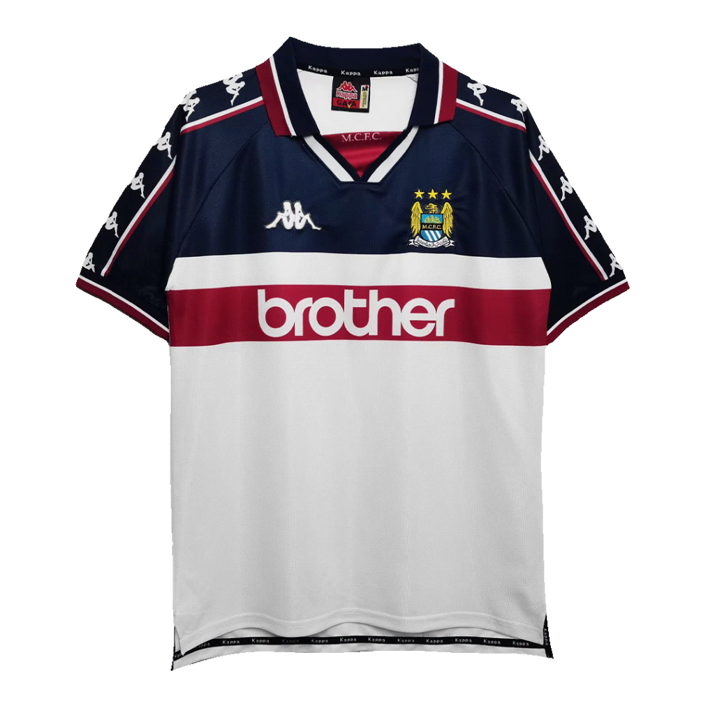 Manchester City 1997/98 Vintage Retro Away Jersey - Concept Kits
