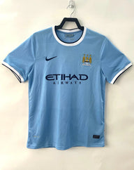 Manchester City 2013-14 Home Stadium Vintage Retro Jersey - Concept Kits