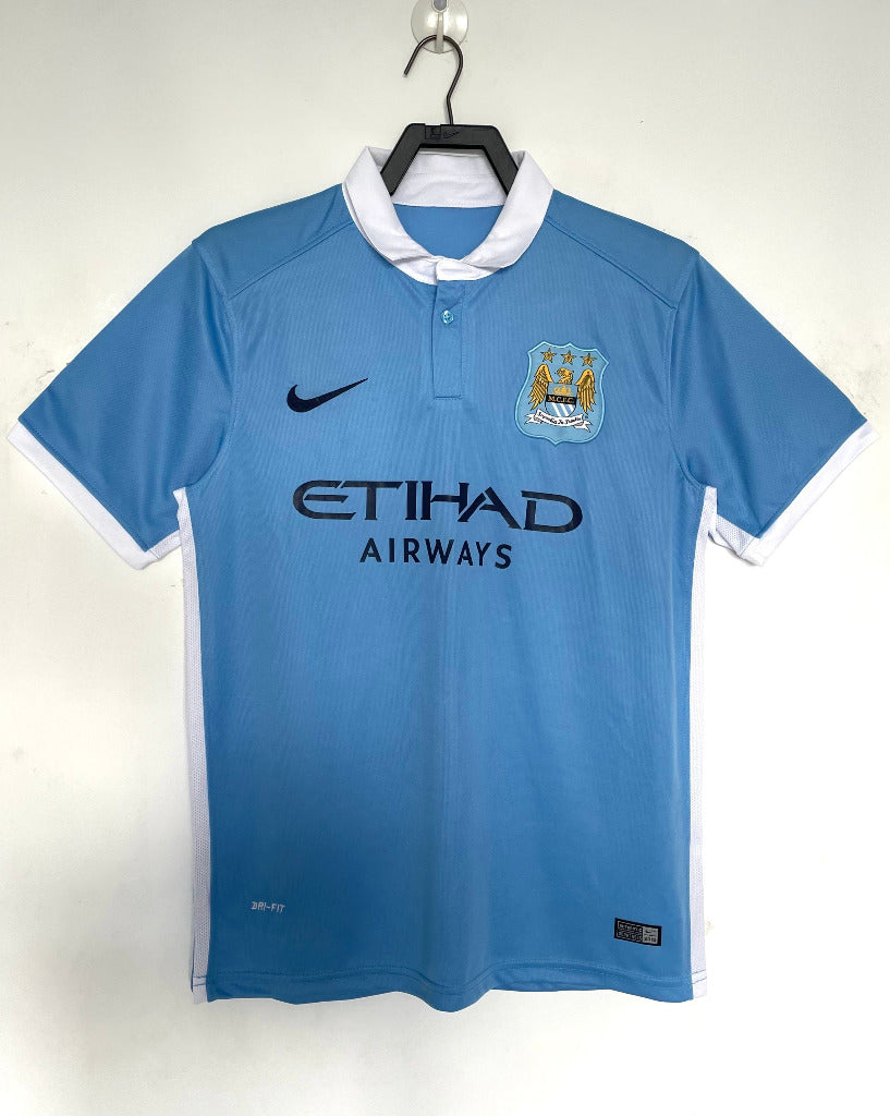 Manchester City 2015/16 Blue Home Game Jersey