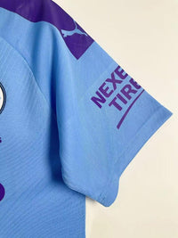 Manchester City 2019-20 Home Stadium Vintage Retro Jersey - Concept Kits