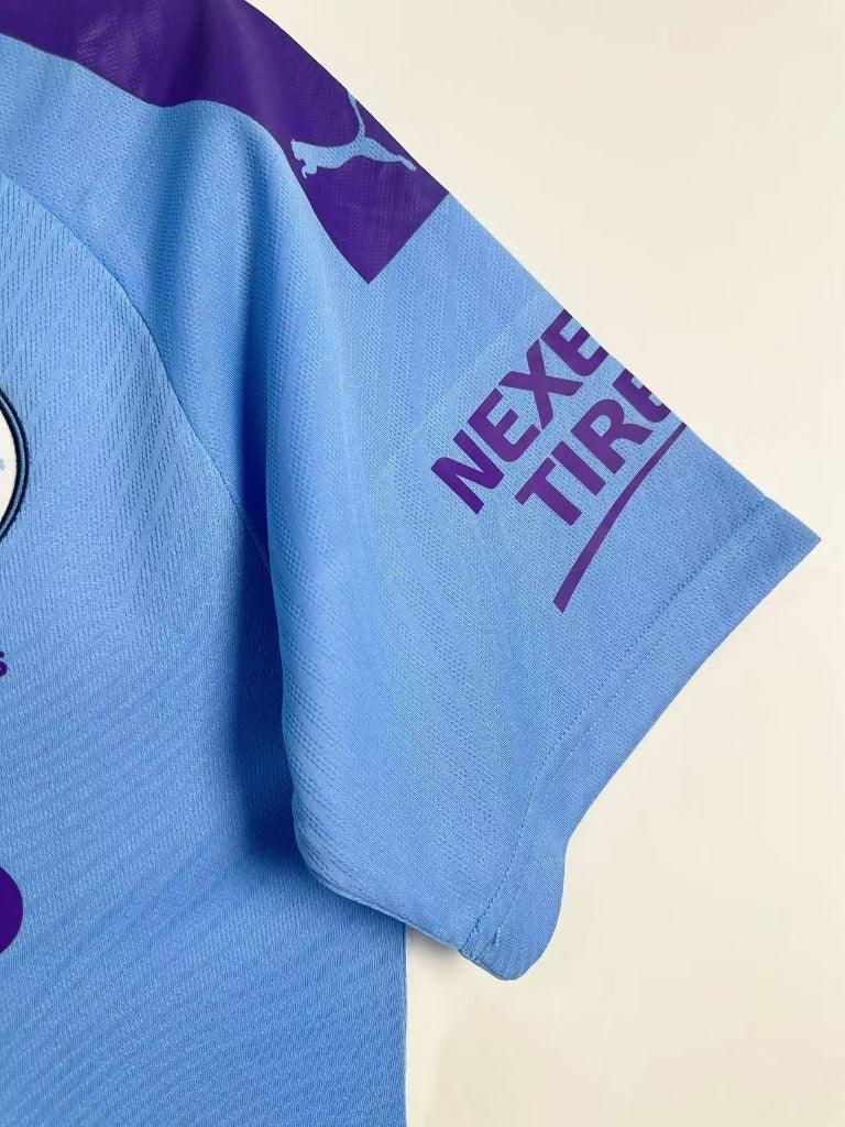 Manchester City 2019-20 Home Stadium Vintage Retro Jersey - Concept Kits