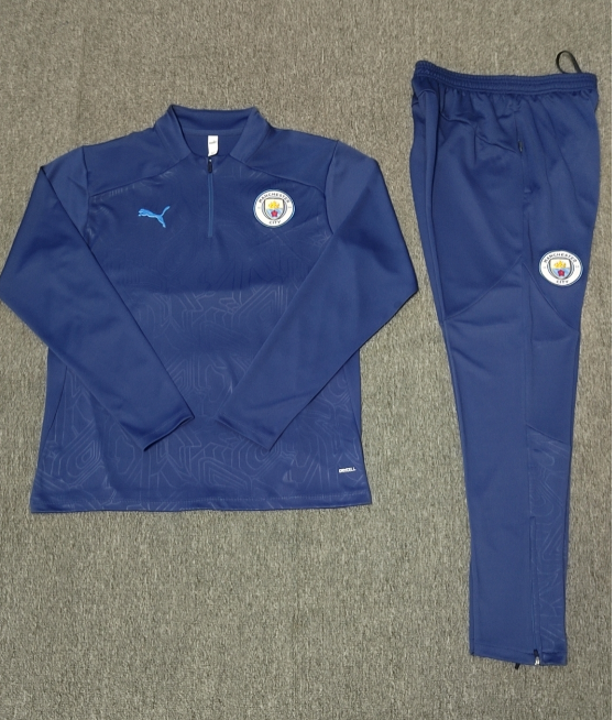Manchester City 24/25 Adults/Kids 1/4 Zip Full Sleeve Home Training Suit - Concept Kits