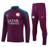 Manchester City 24/25 Adults/Kids Paris Saint-Germain Long Sleeve Tracksuit Set - Concept Kits
