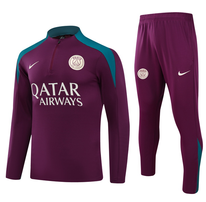 Manchester City 24/25 Adults/Kids Paris Saint-Germain Long Sleeve Tracksuit Set - Concept Kits