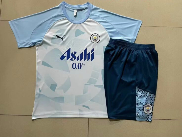 Manchester City 24/25 Blue Short Sleeve Training Kit - Concept Kits