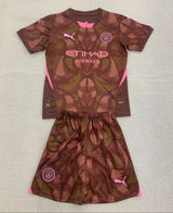 Manchester City 24/25 Brown Goalkeeper Kids Kit - Concept Kits