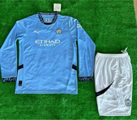 Manchester City 24/25 Men Home Long Sleeve Jersey Kit - Concept Kits