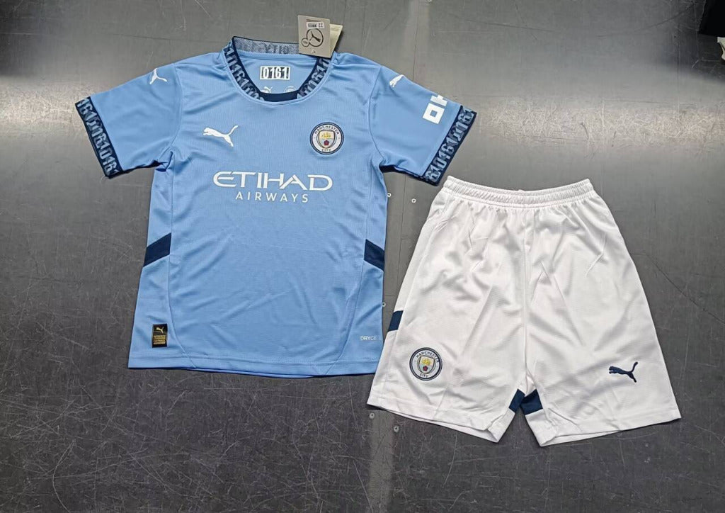 Manchester City 24/25 Men Home Short Sleeve Jersey Kit - Concept Kits