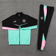 Manchester City 24/25 Mint Green Full-Zip Adult Tracksuit Set - Concept Kits