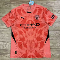 Manchester City 24/25 Orange Goalkeeper Away Jersey - Concept Kits