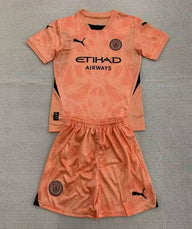 Manchester City 24/25 Orange Goalkeeper Kids Kit - Concept Kits