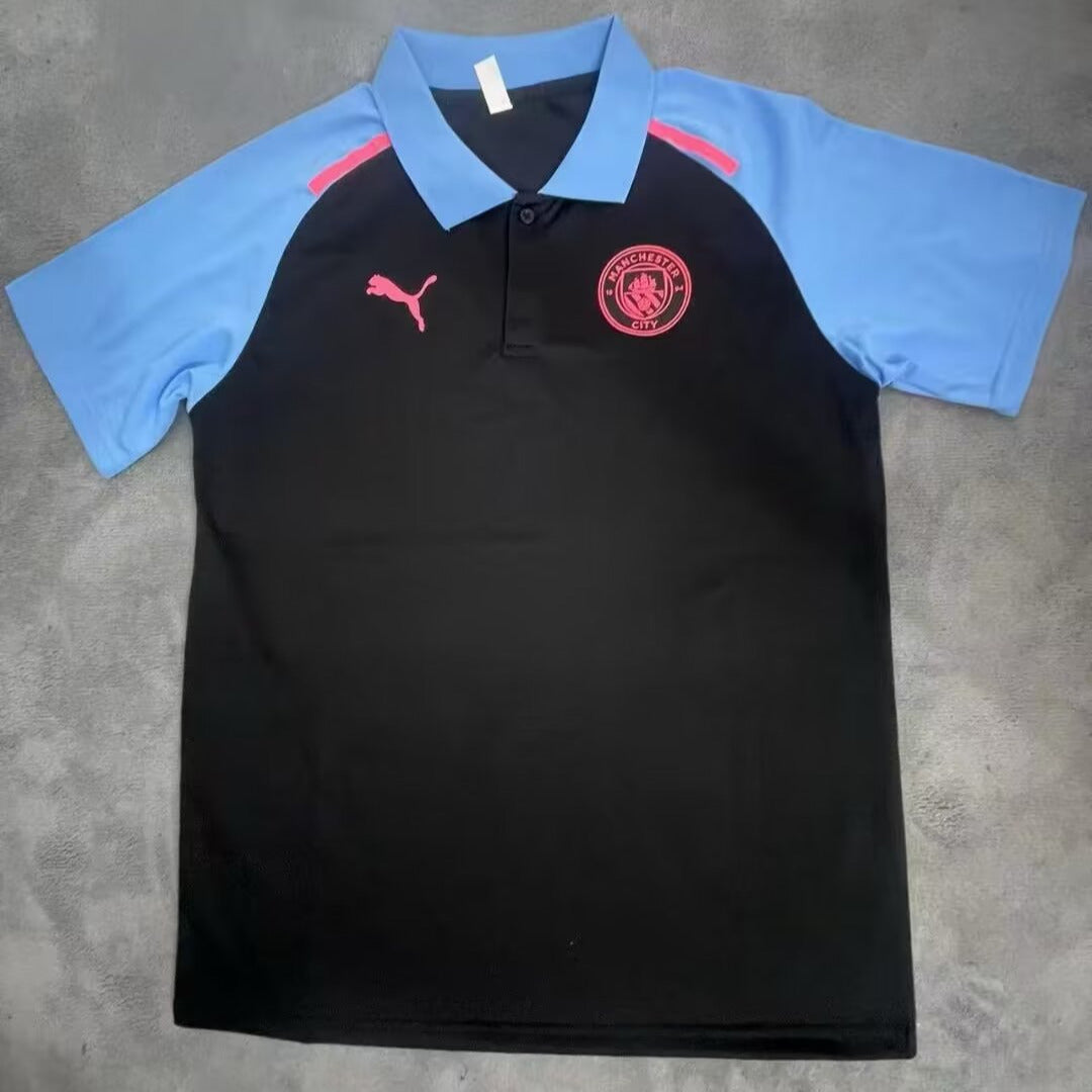 Manchester City 24/25 Polo Black Jersey - Concept Kits