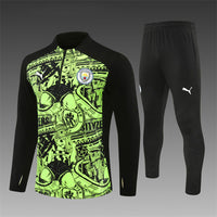 Manchester City 24/25 Pre-Match Adults/Kids Long Sleeve Tracksuit Set - Concept Kits