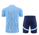 Manchester City 24/25 Pre-Match Training Shirt & Home Shorts - Concept Kits