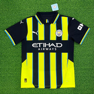 Manchester City 24/25 Yellow/Black Away Player Edition Jersey - Concept Kits