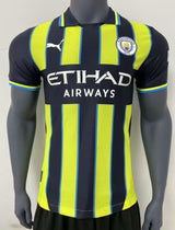 Manchester City 24/25 Yellow/Black Away Player Edition Jersey - Concept Kits