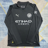 Manchester City 25/26 Black Away Long Sleeve Jersey