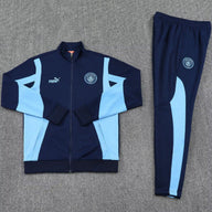 Manchester City 25/26 Blue Full-Zip Adult Tracksuit Set - Concept Kits