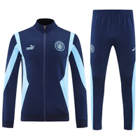 Manchester City 25/26 Blue Full-Zip Adult Tracksuit Set - Concept Kits