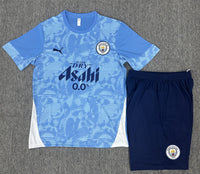 Manchester City 25/26 Blue/White Kids Jersey Set