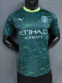 Manchester City 25/26 Dark Green 4th Player Version Jersey
