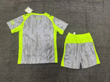 Manchester City 25/26 Gray/Green 3rd Kids Jersey Set