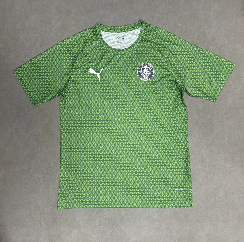 Manchester City 25/26 Green Pre-Match Jersey