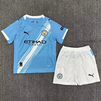 Manchester City 25/26 Home Blue Kids Kit - Concept Kits
