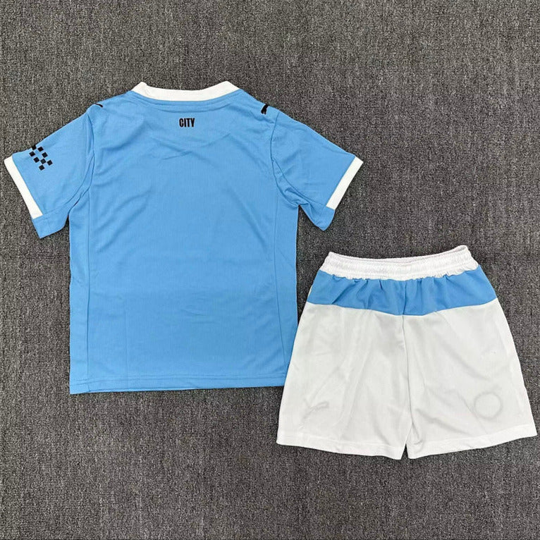 Manchester City 25/26 Home Blue Kids Kit - Concept Kits