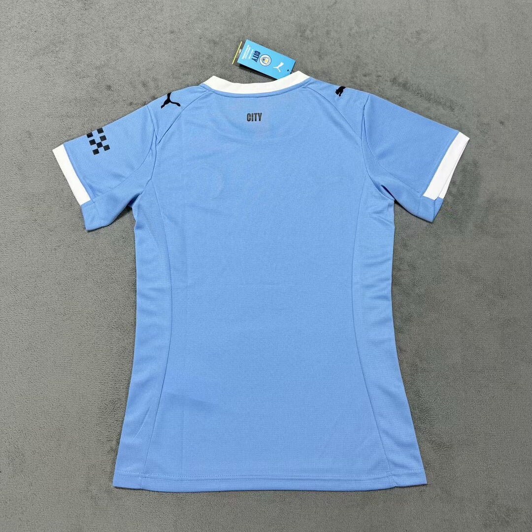 Manchester City 25/26 Home Women Short Sleeve Jersey - Concept Kits