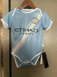 Manchester City 25/26 Light Blue Home Baby Bodysuit - Concept Kits