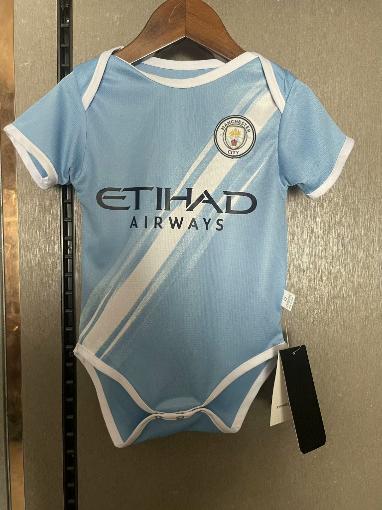 Manchester City 25/26 Light Blue Home Baby Bodysuit - Concept Kits