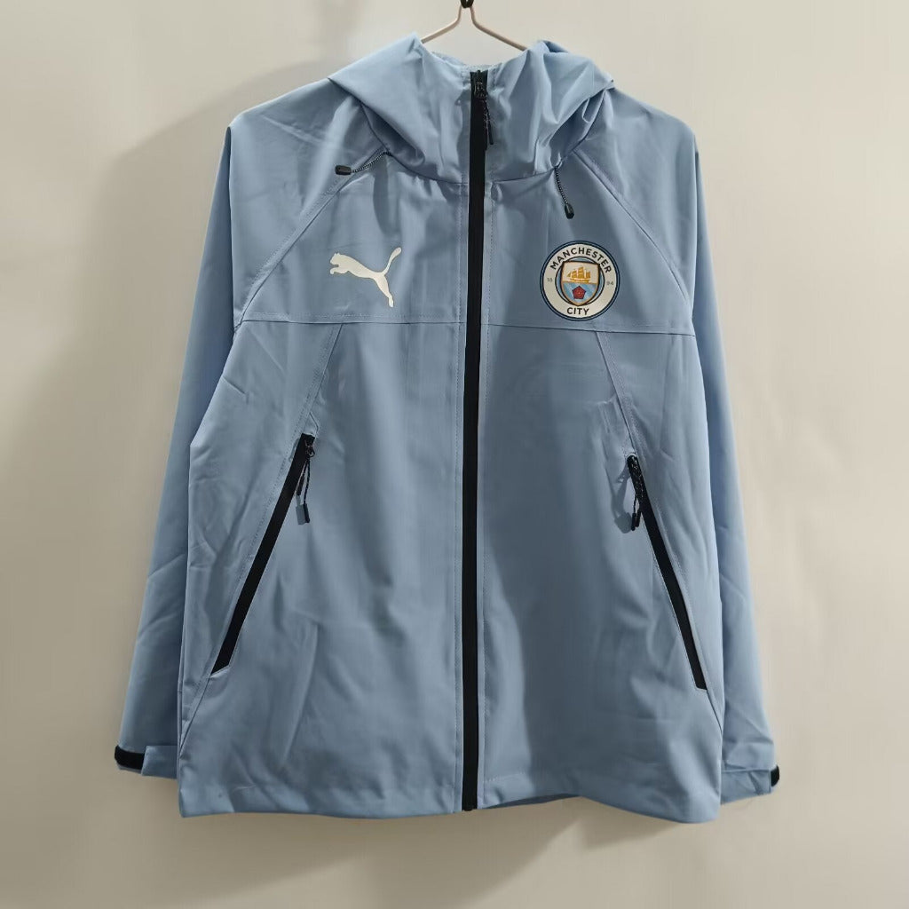 Manchester City 25/26 Light Blue Windbreaker Jacket - Concept Kits