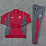 Manchester City 25/26 Red Full-Zip Adult Tracksuit Set - Concept Kits