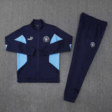 Manchester City 25/26 Royal Blue Full-Zip Adult Tracksuit Set - Concept Kits