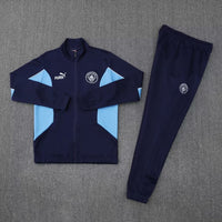 Manchester City 25/26 Royal Blue Full-Zip Adult Tracksuit Set - Concept Kits