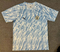 Manchester City 25/26 White Blue Training Jersey