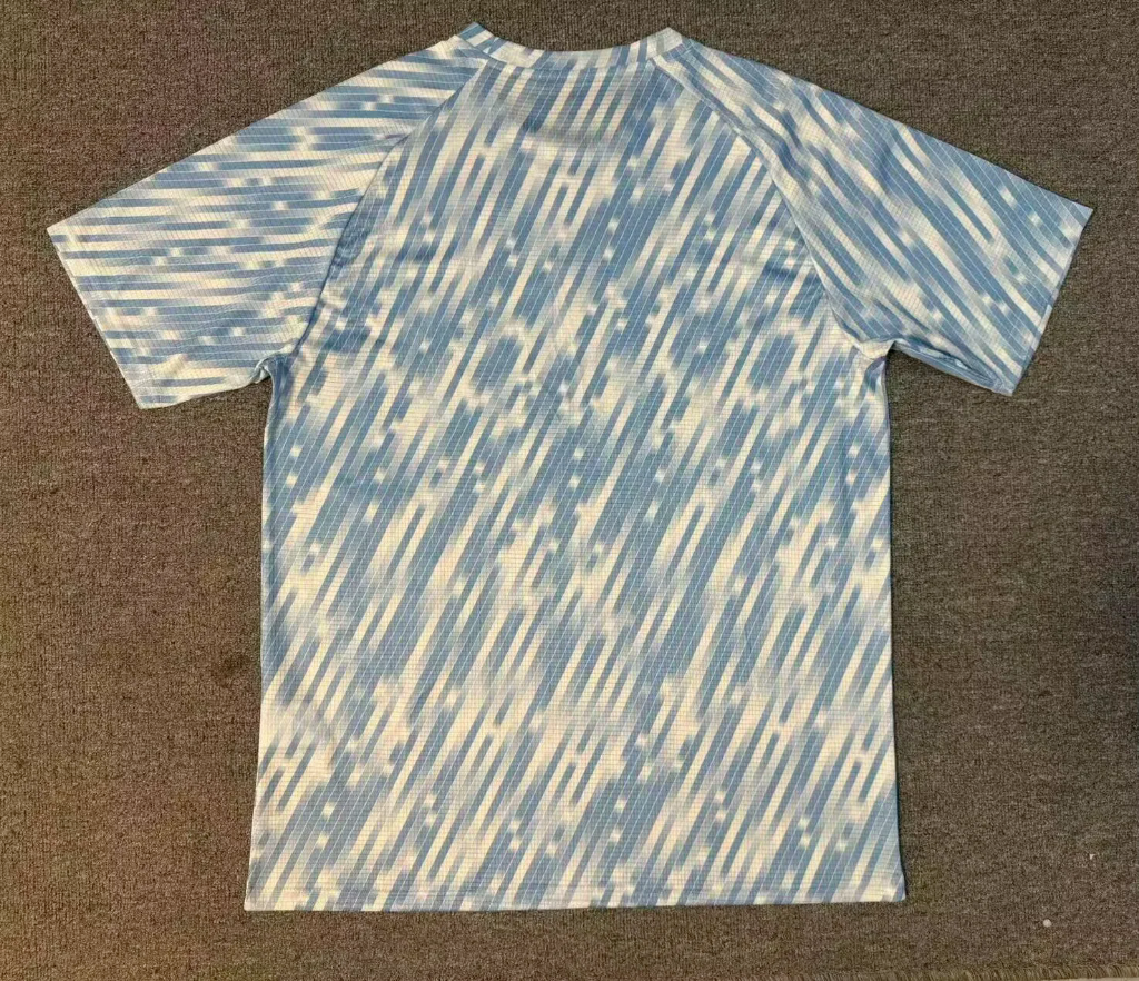 Manchester City 25/26 White Blue Training Jersey