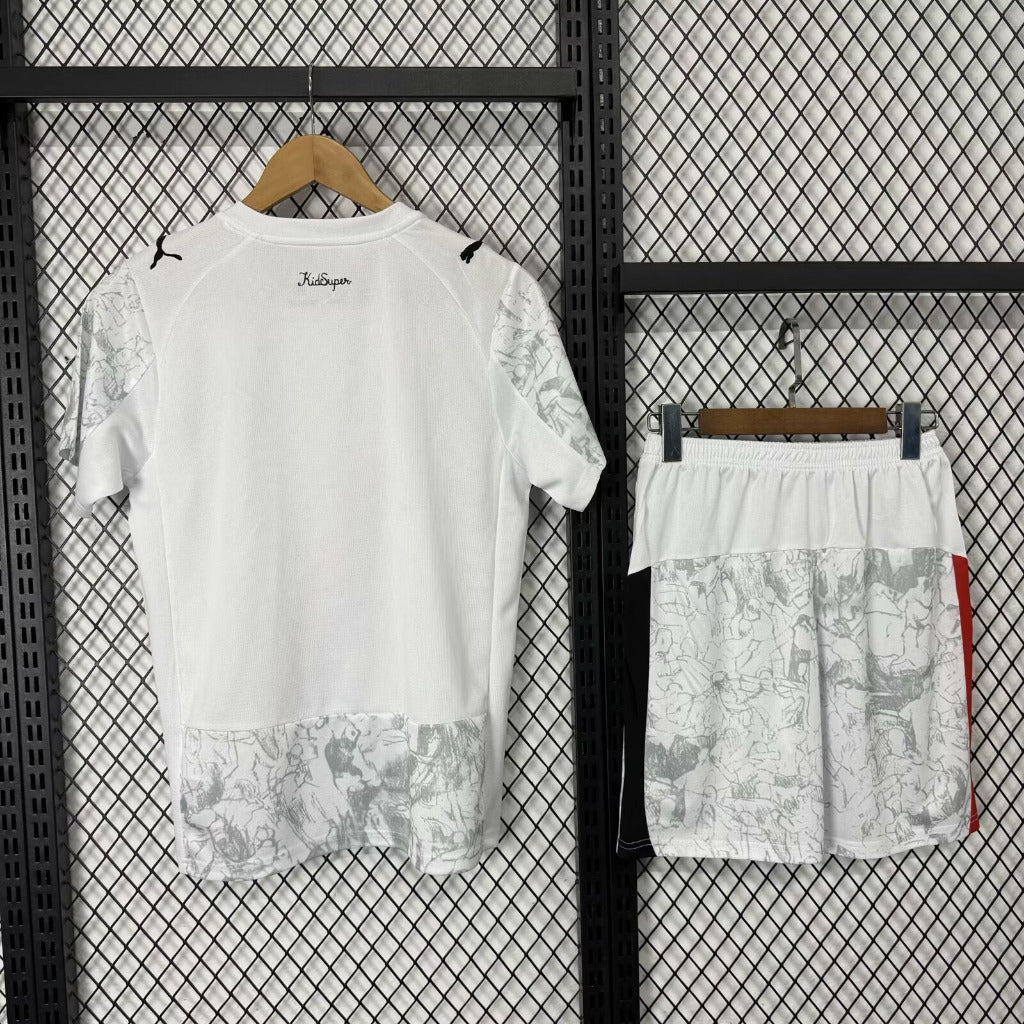 Manchester City 25/26 White Home Away Kids Kit - Concept Kits